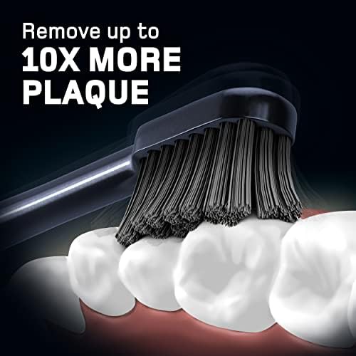 Charcoal black ultrasonic toothbrush for fresh breath — photo 3