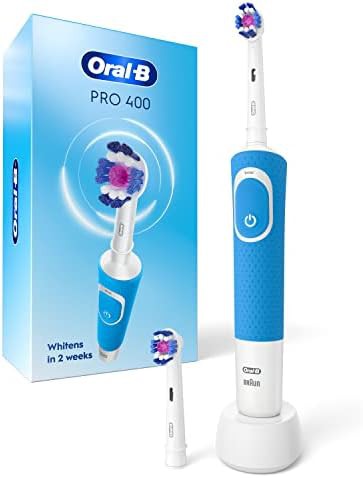 White rotating power brush for sensitive teeth