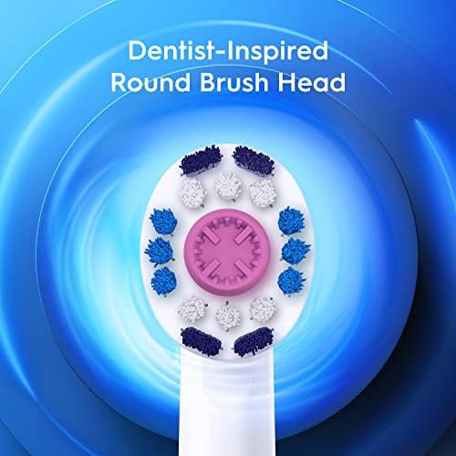 White rotating power brush for sensitive teeth — photo 5