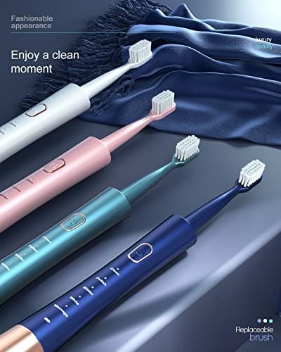 Green rechargeable sonic toothbrush for gums — photo 5
