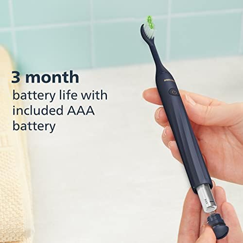 Black battery powered toothbrush with soft bristles — photo 5