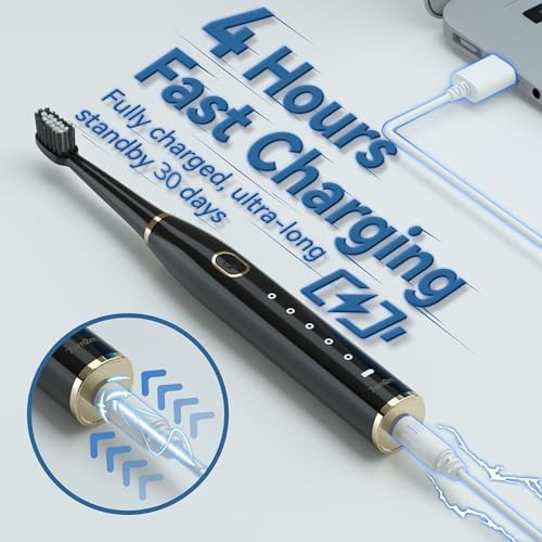 Waterproof sonic toothbrush for sensitive teeth — photo 3