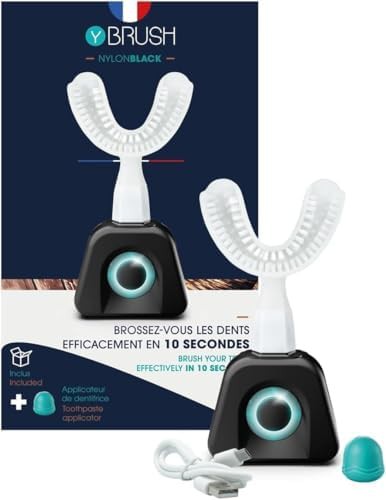 Y-Brush nylon black standard electric toothbrush