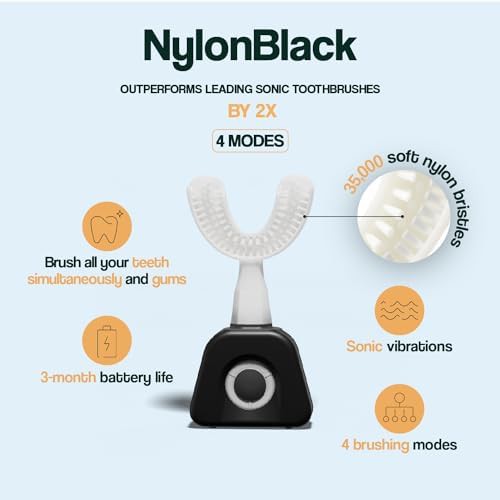 Y-Brush nylon black standard electric toothbrush — photo 4