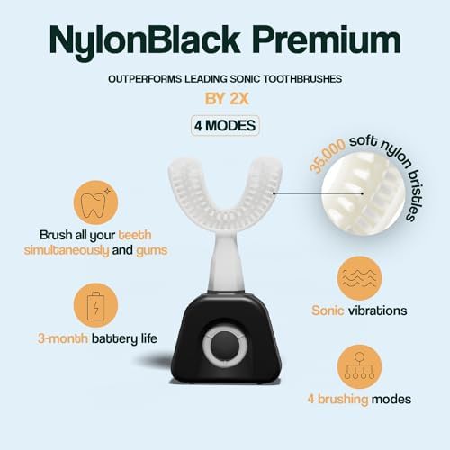 Y-Brush nylon black premium electric toothbrush — photo 5