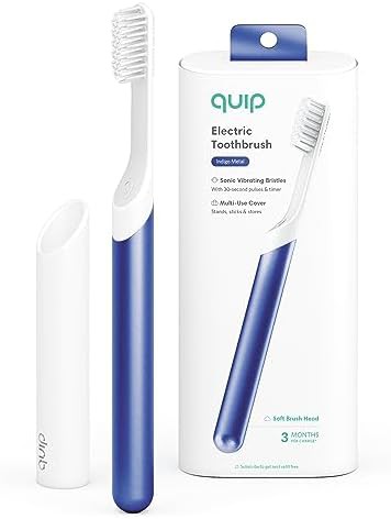 Indigo metal sonic toothbrush for adults