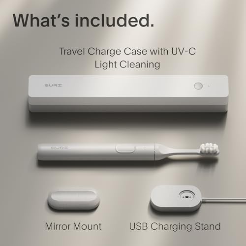 Suri sonic toothbrush with UV case white — photo 5