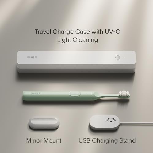 Suri sonic toothbrush with UV case green — photo 5