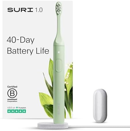 Suri sonic electric toothbrush green