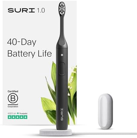 Suri sonic electric toothbrush black