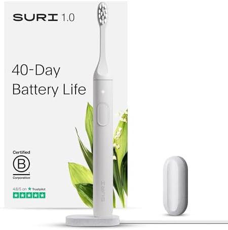 Suri sonic electric toothbrush white