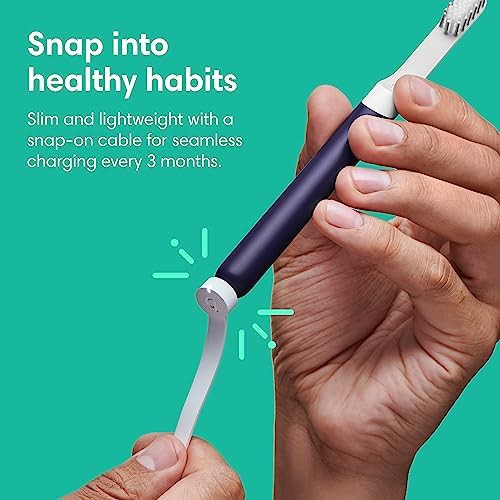 Midnight rechargeable sonic brush with plastic handle — photo 3