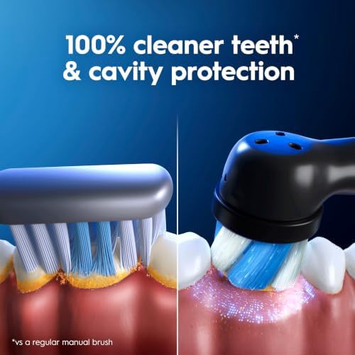 Black io3 clean and protect electric toothbrush — photo 4