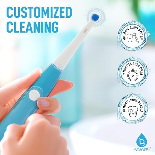 White rotating electric toothbrush with USB charging — photo 5