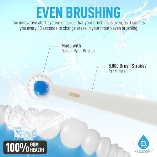 Black rotating electric toothbrush with smart timer — photo 4