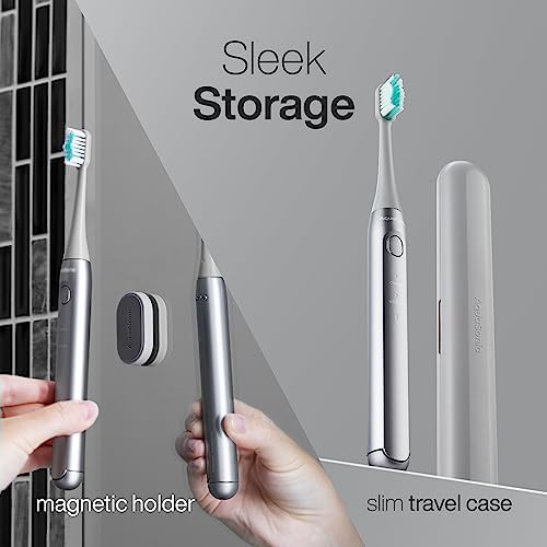 Stone grey micro vibrating sonic toothbrush — photo 4