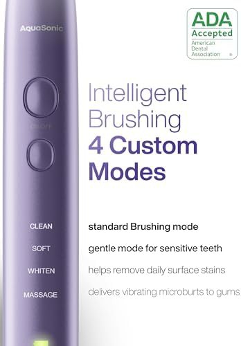 Satin violet whitening toothbrush with travel case — photo 4