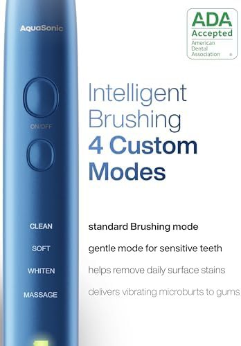 Sapphire blue whitening toothbrush with travel case — photo 4