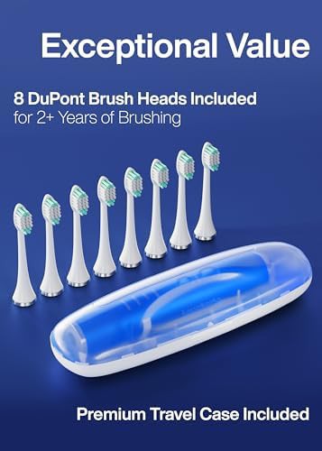 Sapphire blue whitening toothbrush with travel case — photo 5