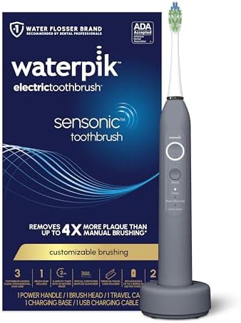 Gray Sensonic rechargeable sonic toothbrush