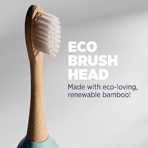 Lumineux sonic bamboo rechargeable electric toothbrush light blue — photo 4