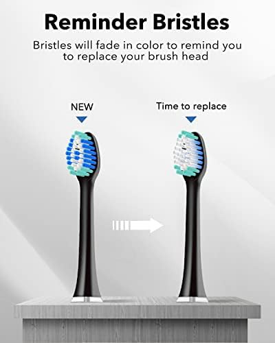 Black sonic toothbrush with whitening powder — photo 4