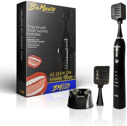 Black ultrasonic toothbrush with five cleaning modes