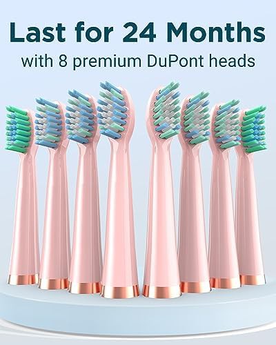 Pink M5 sonic toothbrush with travel case — photo 4