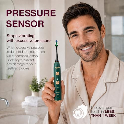 Sonic toothbrush with soft bristles and sensor — photo 3