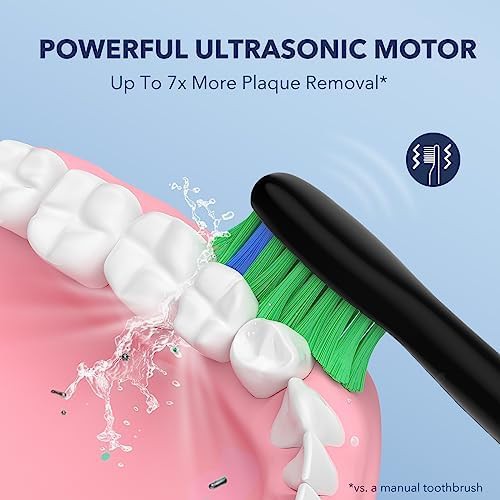 Green and black sonic toothbrush two pack — photo 4