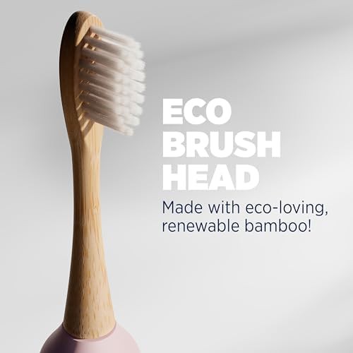 Lumineux sonic bamboo rechargeable electric toothbrush bloom pink — photo 4