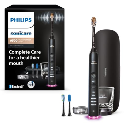 DiamondClean 9500 Electric Toothbrush 3 Brush Heads