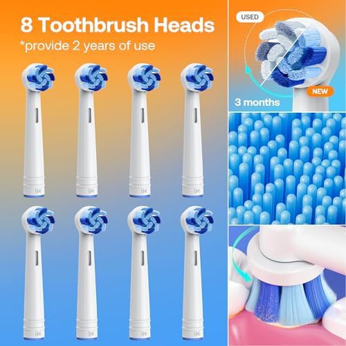 Black rotating toothbrush with smart timer — photo 4
