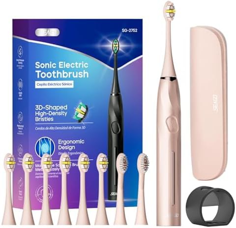 Sonic toothbrush with integrated pressure sensor