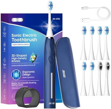 High vibration toothbrush with pressure alerts