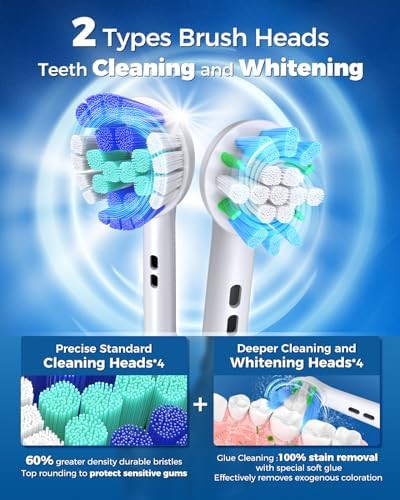 Dark blue rotating electric toothbrush for adults — photo 3