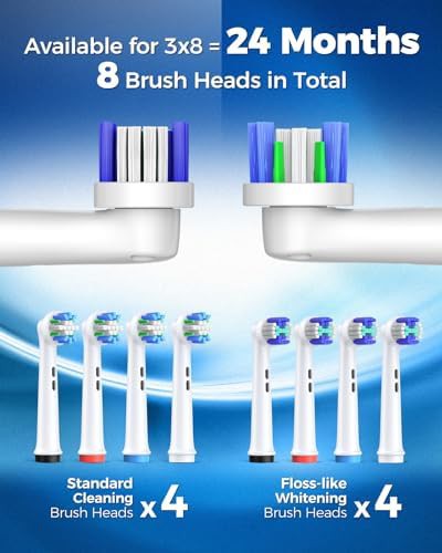 Dark blue rotating electric toothbrush for adults — photo 4