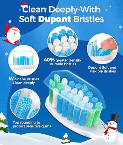Rechargeable sonic electric toothbrush with eight heads — photo 4