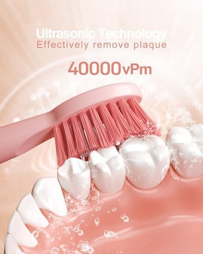 Pink travel sonic toothbrush for whitening — photo 4