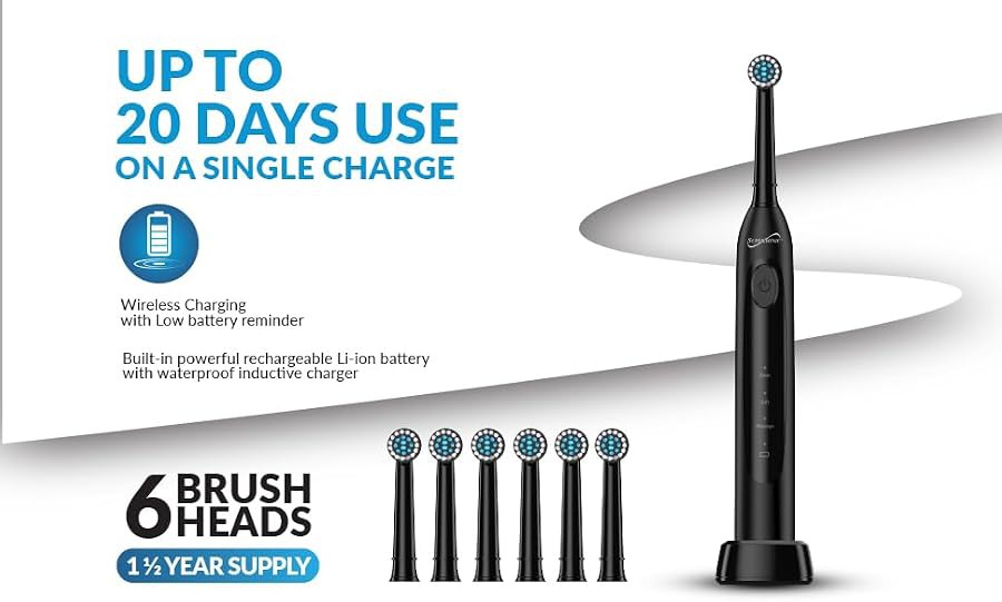 Rotating Electric Toothbrush with Wireless Charging — photo 5