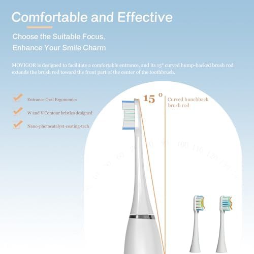 White foldable sonic toothbrush for travel — photo 5