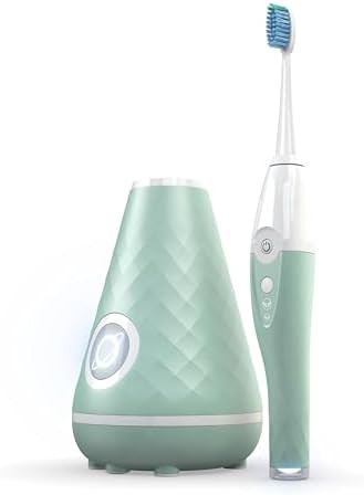 UV sonic toothbrush seaglass green