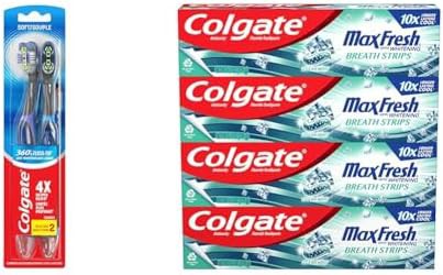 Floss tip sonic brush with max fresh paste