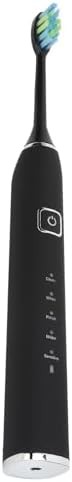 Black waterproof toothbrush with charging dock — photo 4