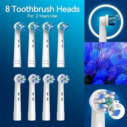 Rotating black toothbrush with round brush heads — photo 4