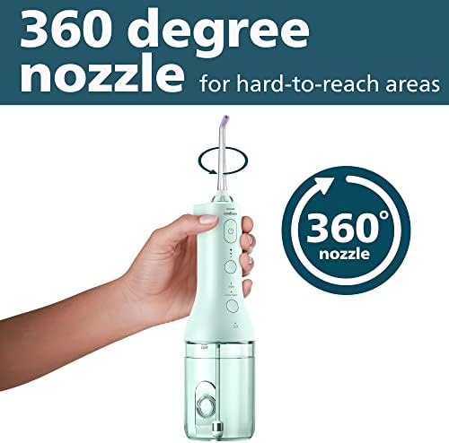 White toothbrush and cordless power flosser set — photo 4