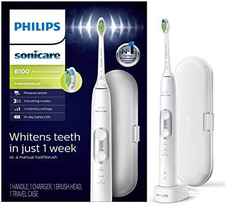 White toothbrush and cordless power flosser set — photo 5