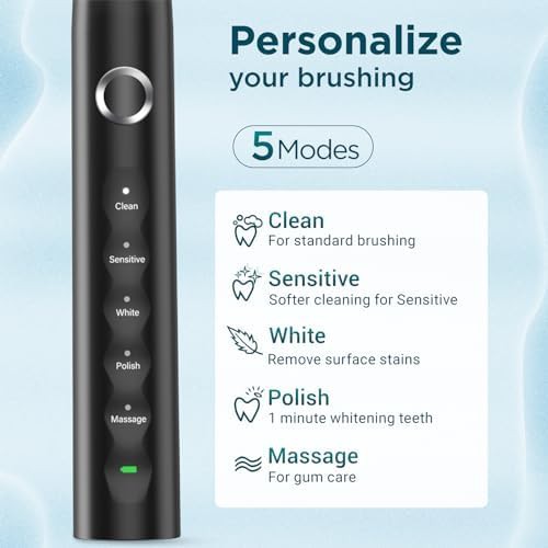 Sonic toothbrush with eight brush heads — photo 3