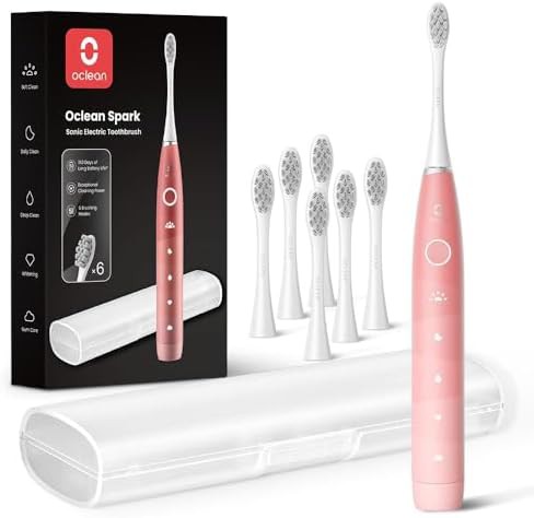 Compact white travel sonic toothbrush