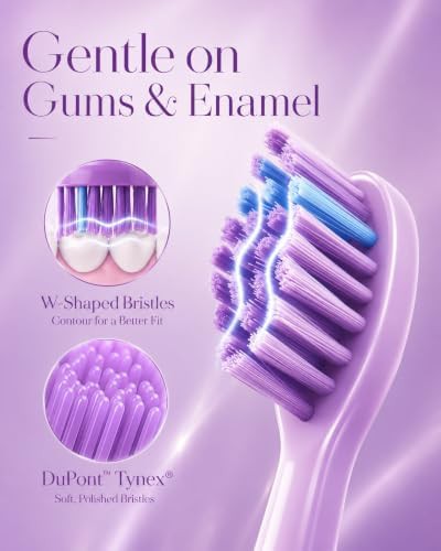 Purple rechargeable sonic toothbrush with timer — photo 5